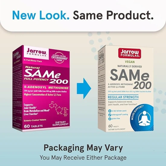 Jarrow Formulas SAMe 200 Tablets 60 Tablets