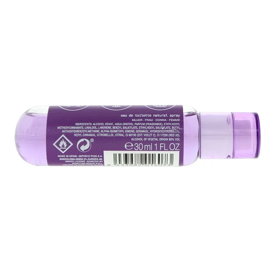 United Colors Of Benetton On The Go Woman Purple Eau De Toilette 30ml