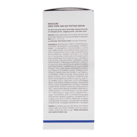 Medicube Zero Pore One Day Peptide Serum 30ml