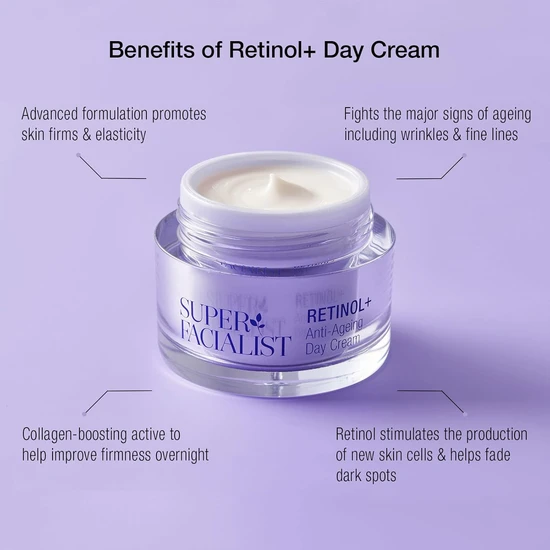 Super Facialist Retinol + Anti-Ageing Renewing Day Cream 50ml