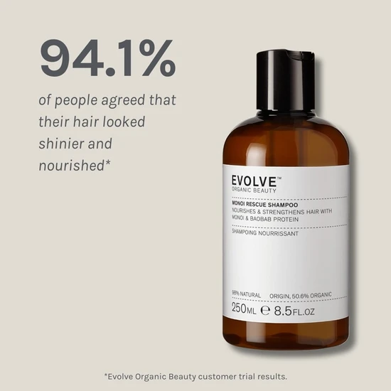 Evolve Beauty Monoi Rescue Shampoo 250ml