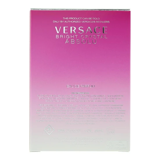Versace Bright Crystal Absolu Eau De Parfum 30ml