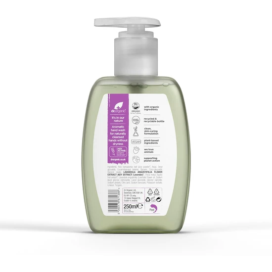 Dr. Organic Organic Plus Lavender Hand Wash 250ml