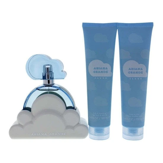 ARIANA GRANDE Cloud Gift Set 100ml Eau De Parfum + 100ml Shower Gel + 100ml Body Lotion
