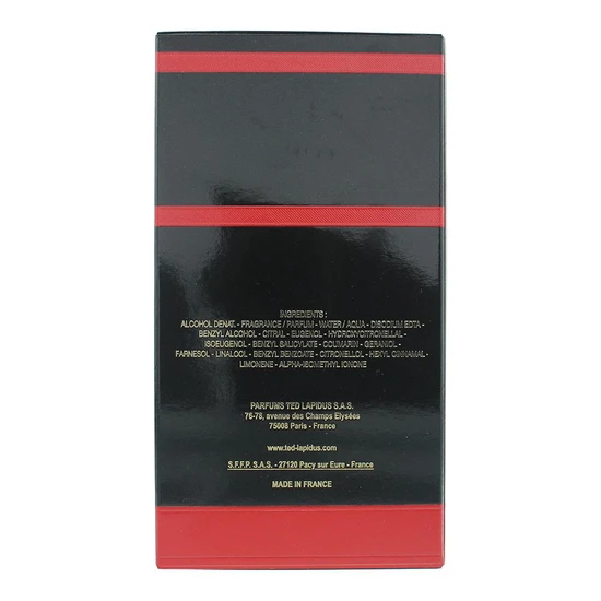 Ted Lapidus Rumba Eau De Toilette 100ml