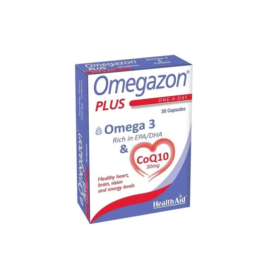 Health Aid Omegazon Plus Co-Q10 Capsules 30 Capsules
