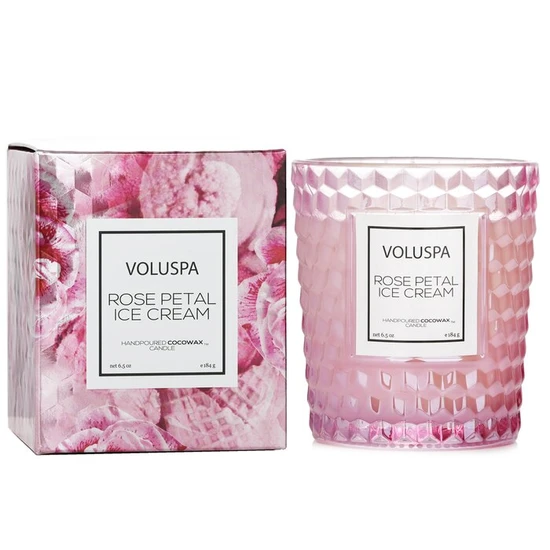 VOLUSPA Classic Candle Rose Petal Ice Cream 184g