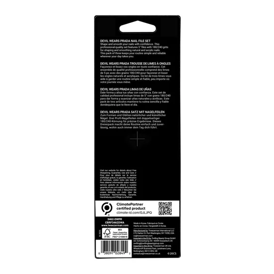 Tweezerman Devil Wears Prada Nail File Set