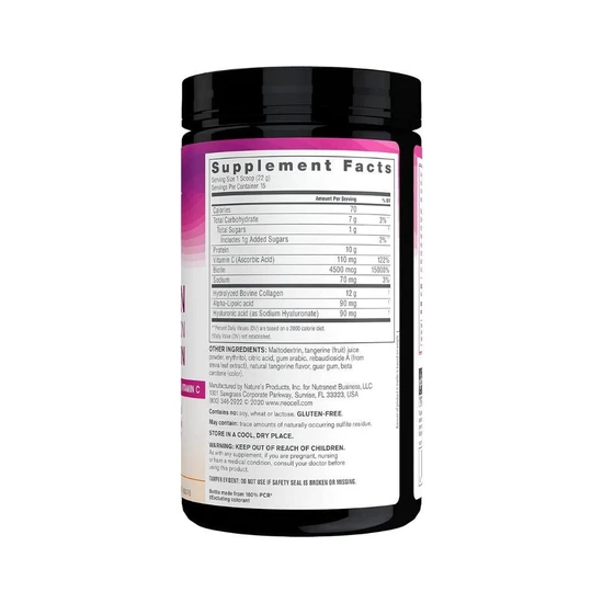 NeoCell Collagen Beauty Infusion With Biotin Tangerine 330g