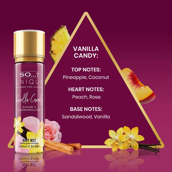 SO...? Vanilla Candy Sugar & Marshmallow Body Mist 150ml