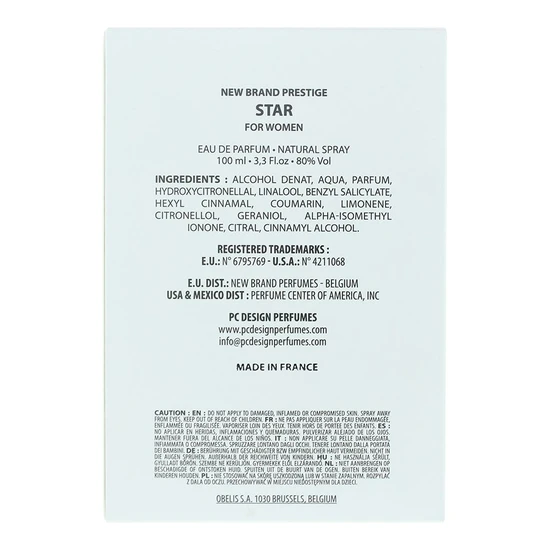 New Brand Prestige Prestige Star Eau De Parfum 100ml