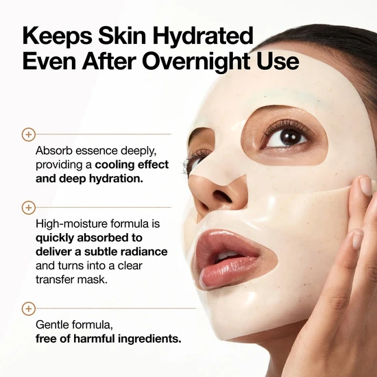 ANUA Rice 70 + Ceramide Glow Collagen Mask 4x38g