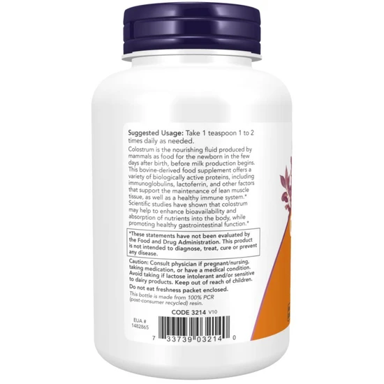 NOW Foods Colostrum Powder 85g