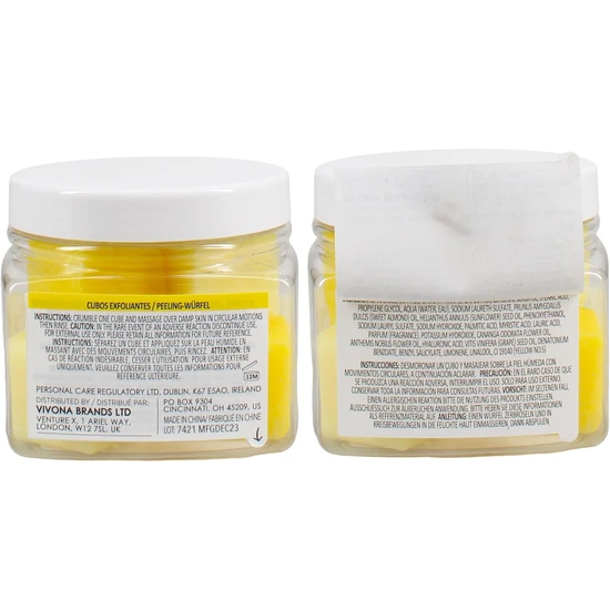 Sunday Rain Chamomile & Ylang Ylang Exfoliating Cubes