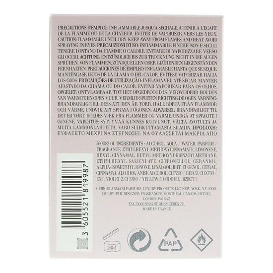 Emporio Armani Diamonds Rose Eau De Toilette 50ml