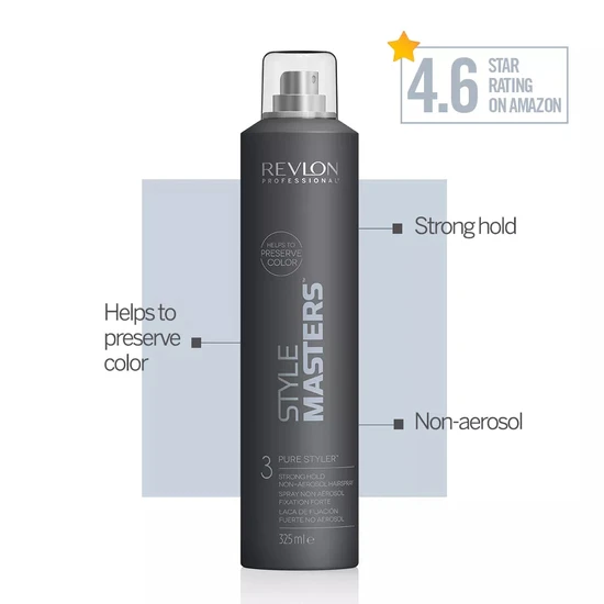 Revlon Style Masters Pure Styler 3 Strong Hold Hairspray 325ml
