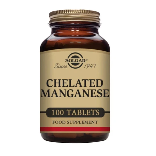 Solgar Chelated Manganese Tablets 100 Tablets