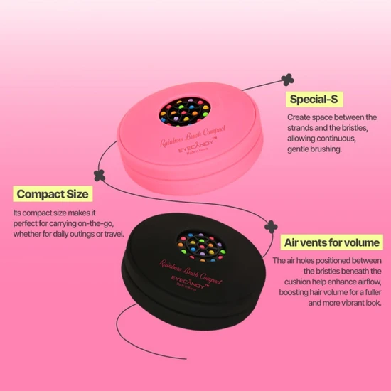 EYECANDY Compact Brush Black