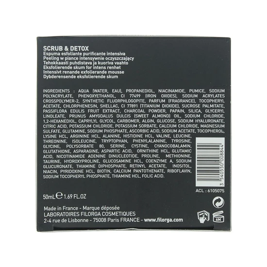 Filorga Scrub & Detox Intense Purity Foam Exfoliator 50ml