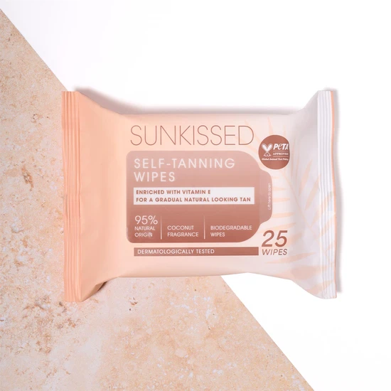 Sunkissed Self-Tanning Wipes 25 Pieces
