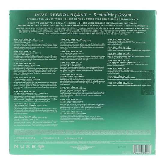 Nuxe Revitalising Dream Gift Set Fragrant Water + Shower Gel + Granular Scrub