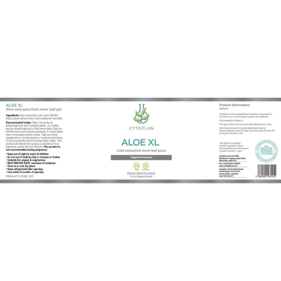 Cytoplan Aloe XL Inner Leaf 500ml