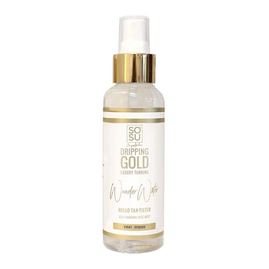SOSU by SJ Dripping Gold Wonder Water Self Tanning Face Mist Medium Dark