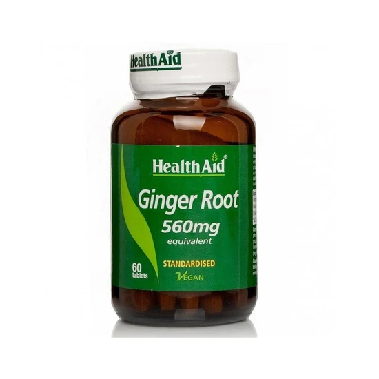 Health Aid Ginger Extract 560mg Tablets 60 Tablets