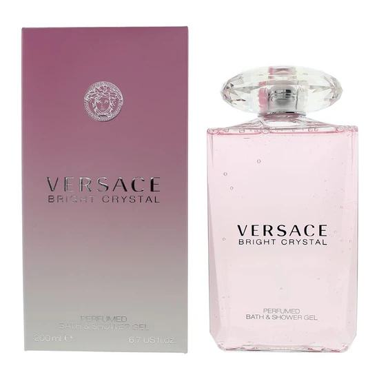 Versace Bright Crystal Perfumed Bath & Shower Gel 200ml