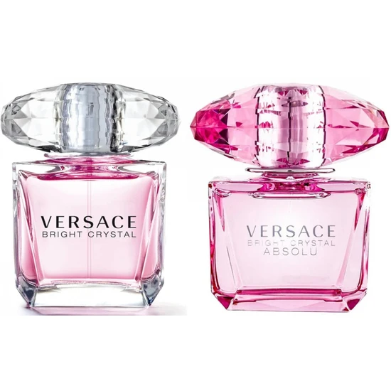 Versace Gift Set 30ml Bright Crystal Eau De Toilette + 30ml Bright Crystal Absolu Eau De Parfum