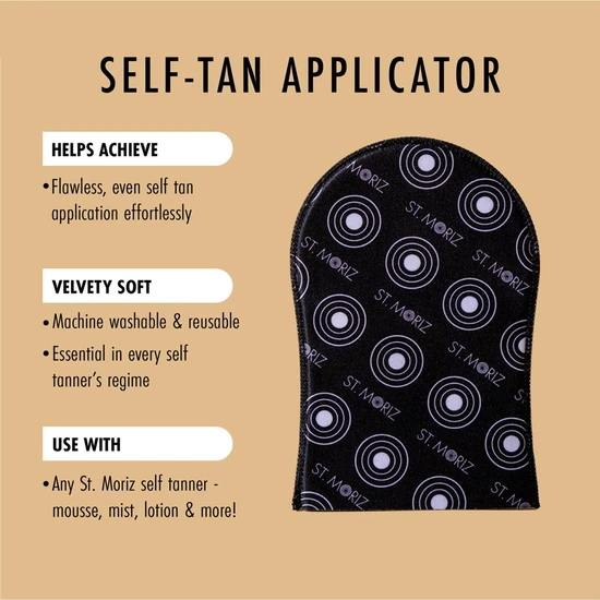 St Moriz Velvet Tanning Mitt x1
