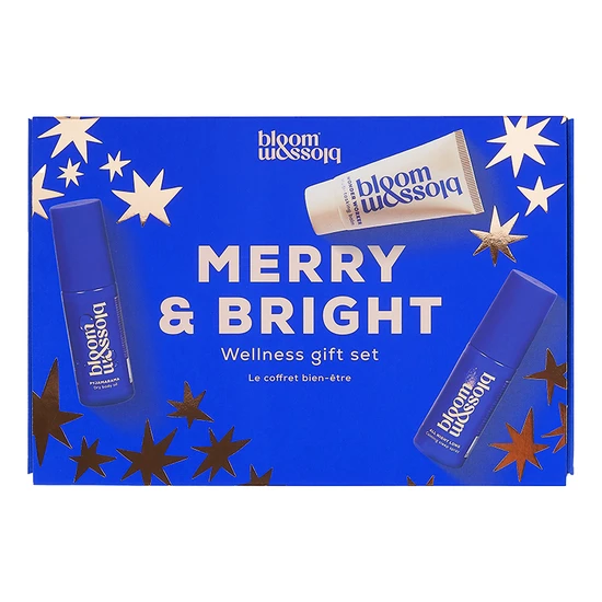Bloom and Blossom Merry & Bright Wellness Gift Set 50ml Body Oil, 25ml Balm & 40ml Sleep Spray