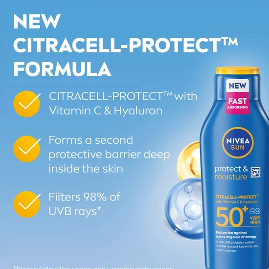 Nivea Protect & Moisture Lotion SPF 50+ 400ml