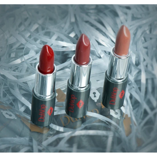 DuWop Private Lipstick Trio Best of Reds - Red, Cherry and Cherry Noir