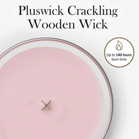 WoodWick Rose Blush Large Hourglass Candle