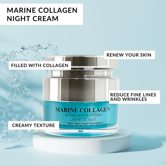 Erth Skin London Marine Collagen Night Cream 50ml
