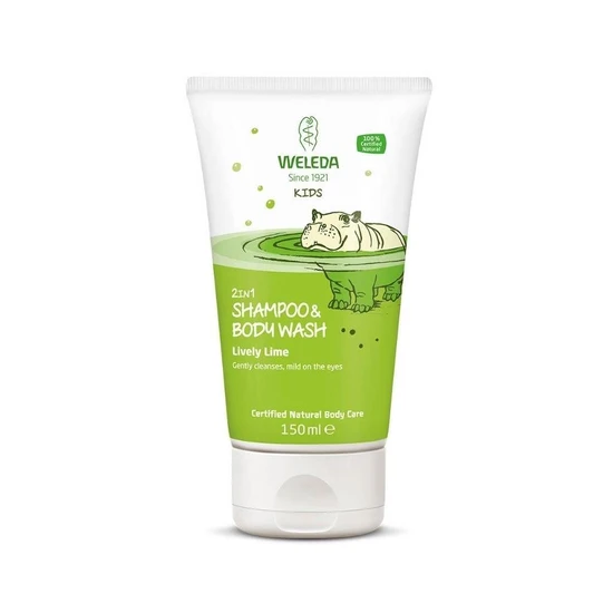 Weleda Kids 2 In 1 Lively Lime Shampoo & Wash 150ml