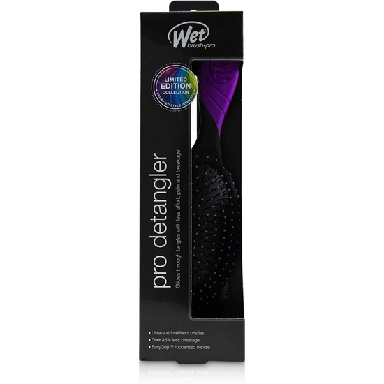 Wet Brush Pro Detangler Afro Pride Brush Purple
