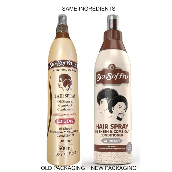 Sta-Sof-Fro Oil Sheen & Comb-Out Conditioner Hairspray Extra Dry 250ml