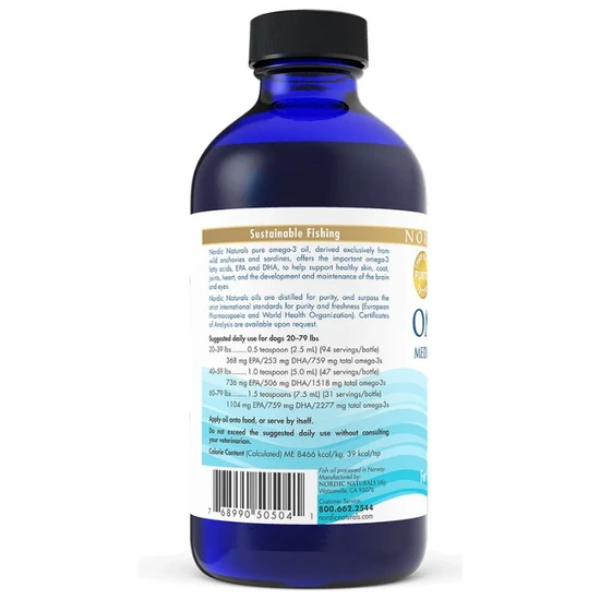 Nordic Naturals Omega-3 Pet 237ml