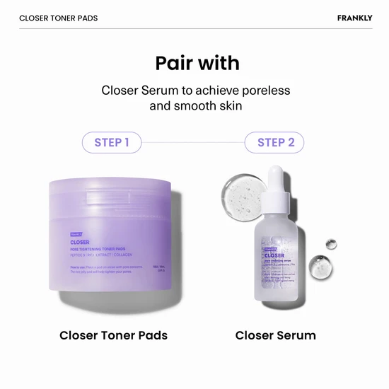 FRANKLY Closer Pore Tightening Toner Pads 105ml