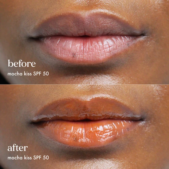 Hello Sunday The One For Your Lips Mocha Kiss Tinted Lip Balm SPF 50 With Shea Butter 15ml