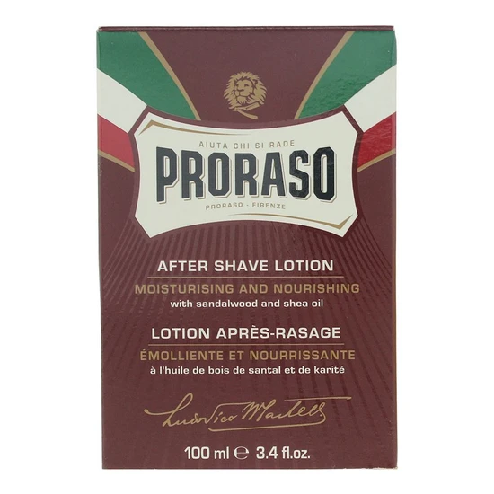 Proraso Moisturising & Nourishing Aftershave Lotion 100ml