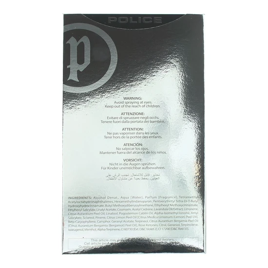 Police Eau De Toilette 100ml