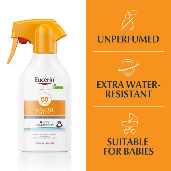 Eucerin Sun Sensitive Protect Kids Trigger Spray SPF 50+ Sunscreen 250ml