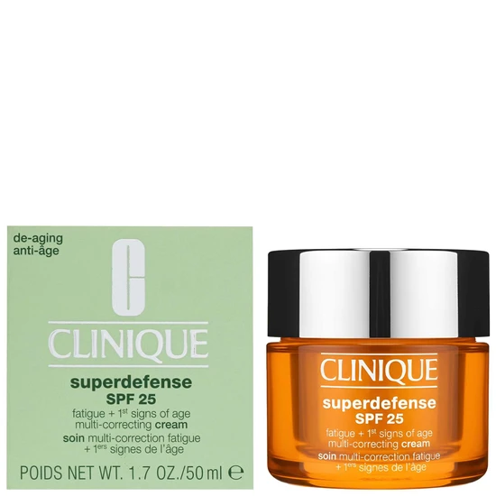 Clinique Superdefense SPF 25 Fatigue Multi-Correcting Cream Combination To Oily Skin 50ml