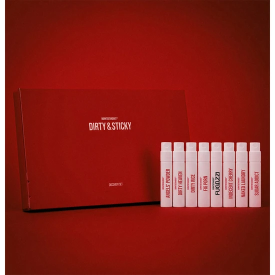 BornToStandOut DIRTY & STICKY Fragrance Discovery Set 8 x 2ml