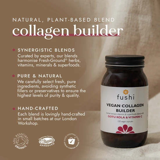 Fushi Herbal & Vitamin Blends Vegan Collagen Builder 120 Capsules