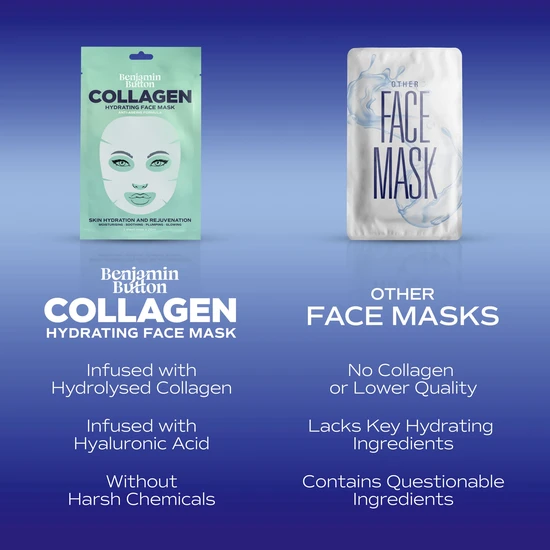 Benjamin Button Collagen Hydrating Face Mask x 5
