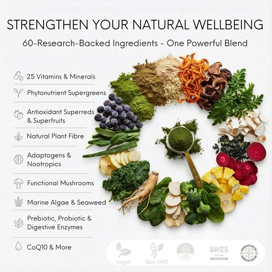 Emerald Nutrition Supergreens 360g